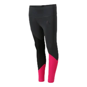 Girls Colour Block Tights Pink/Black
