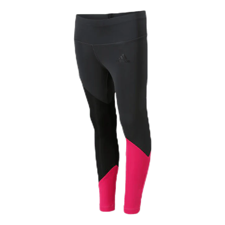 Girls Colour Block Tights Pink/Black