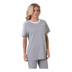 3 Stripes Essential Boyfriend Tee Medium Grey Heather