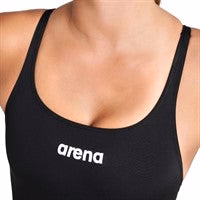 Arena Dambaddräkt Swim Pro Solid Svart-Vit - Bild 5