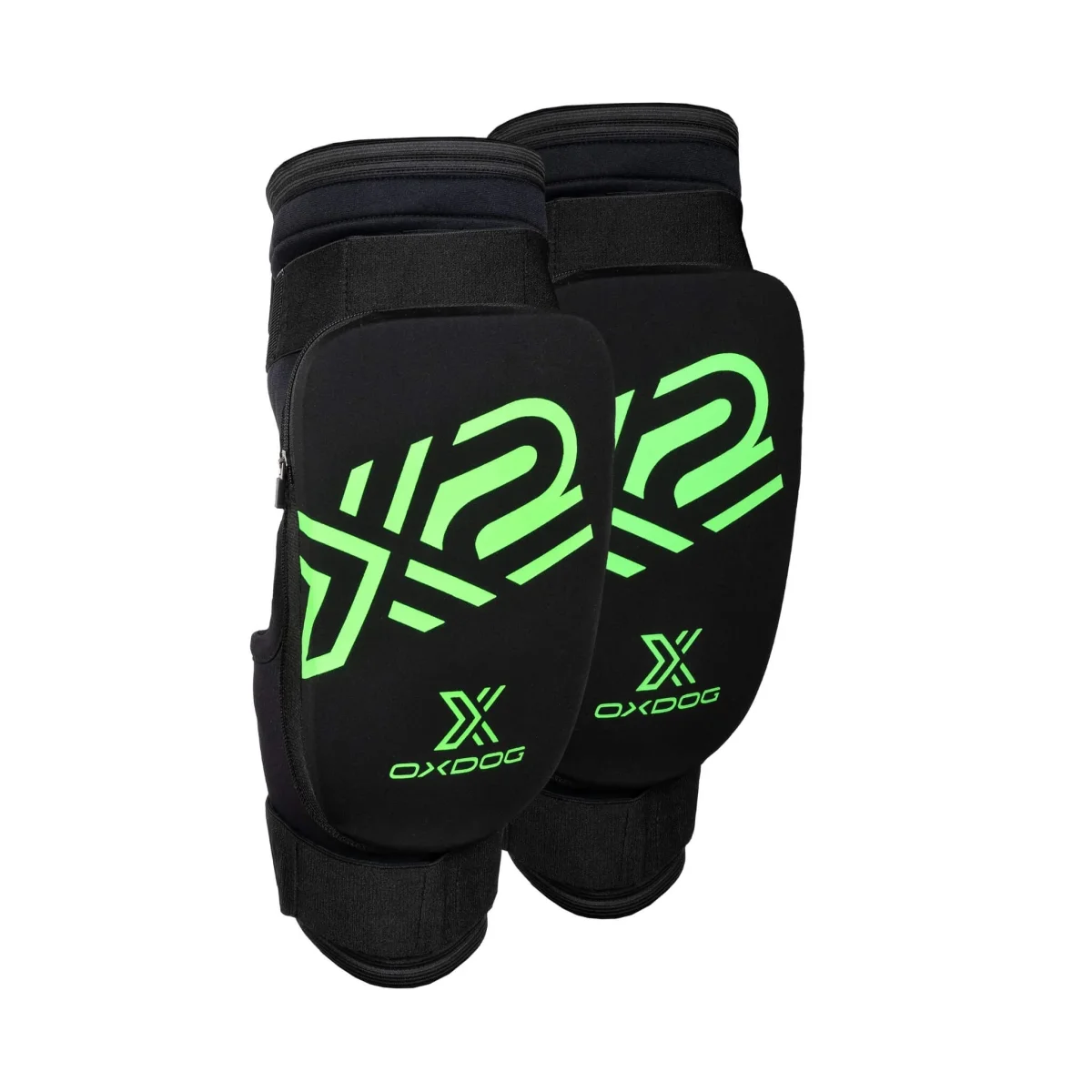 Oxdog Knäskydd X2 Black/Green