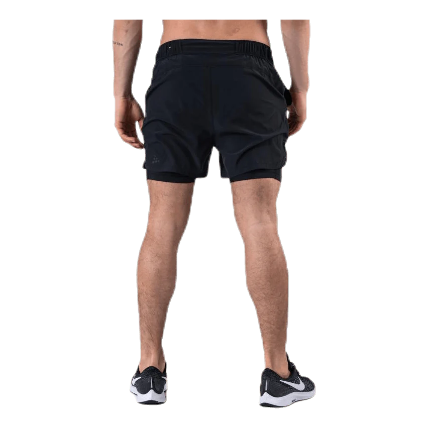 ADV Essence 2-In-1 Stretch Shorts Black - Bild 3