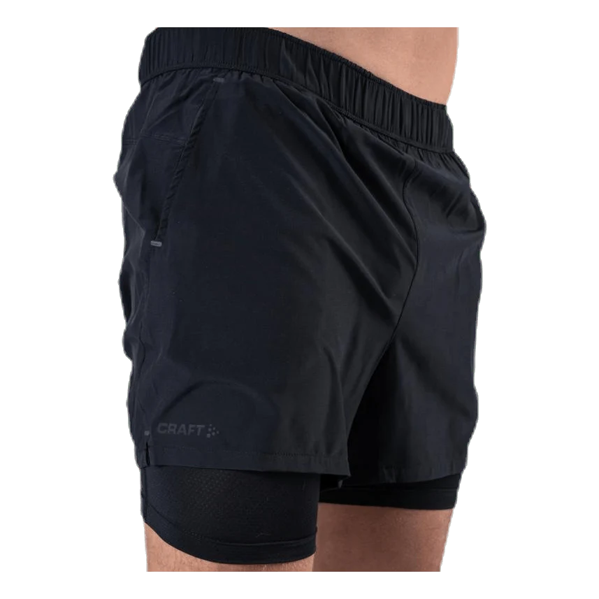 ADV Essence 2-In-1 Stretch Shorts Black - Bild 6