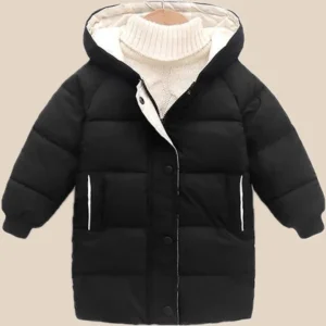 Parka Jacka – Tuni Unisex, Svart/Rosa/Blå/Vit, Polyester, Storlek 0–9 år