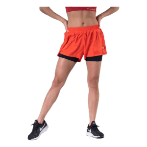 3" 2-IN 1 Woven Short LBR Orange