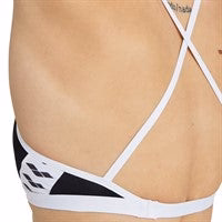Arena W Icons Bikini Cross Rygg Solid 501 Svart-Vit - Bild 5