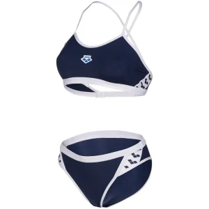 Arena W Icons Bikini Cross Rygg Solid 701 Navy-White