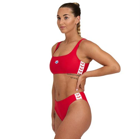 Arena Dam Icons Bralette Solid Två delar Röd - Bild 3