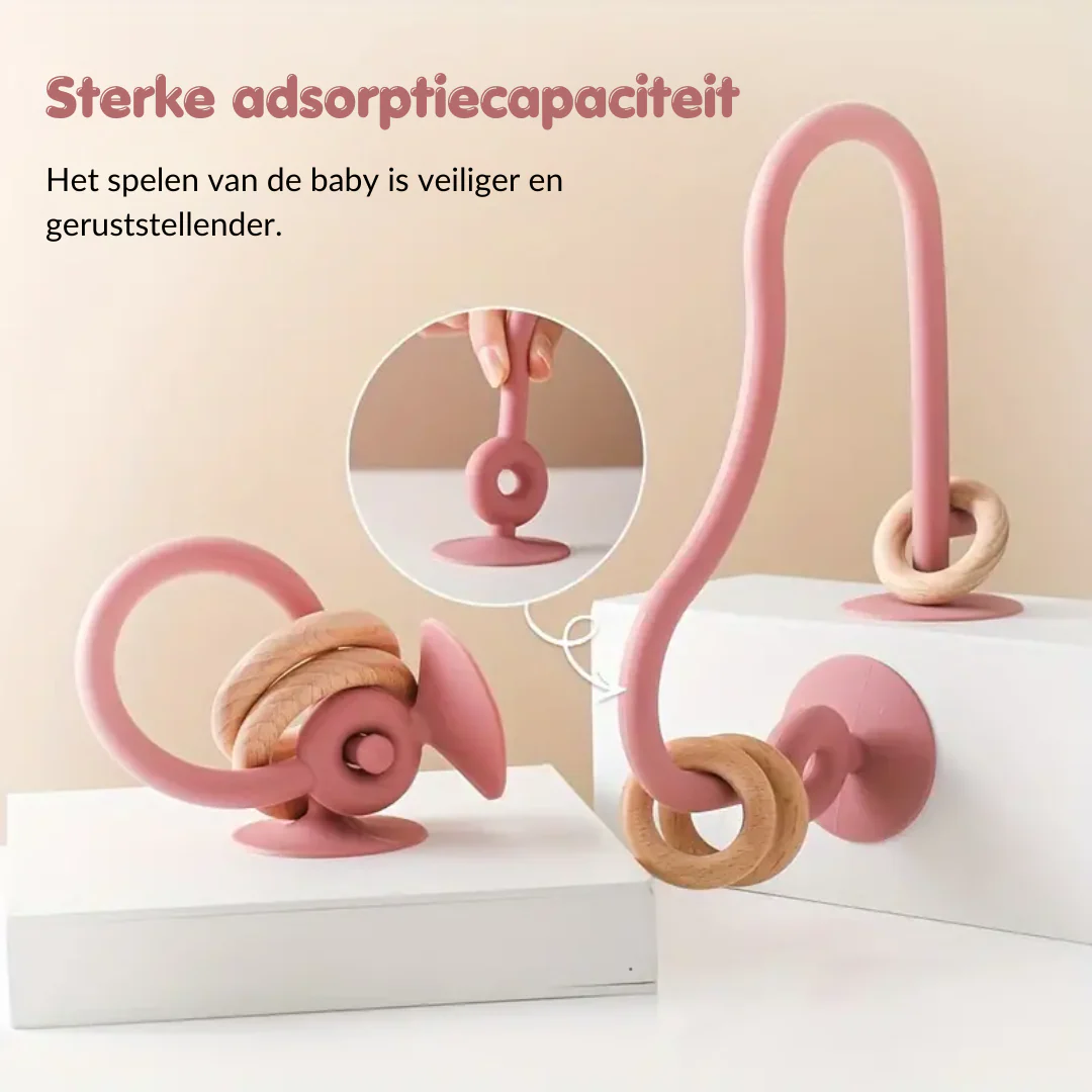 Stacky Fun Silikon Ring Stapelspel – Pedagogiskt Leksak för Spädbarn och Småbarn - Bild 4