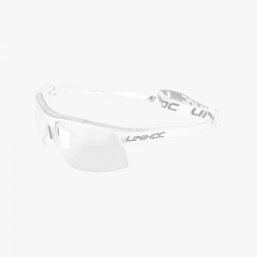 Unihoc Innebandyglasögon ENERGY SR White/Silver - Bild 2
