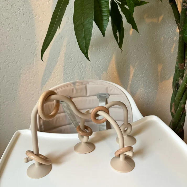 Stacky Fun Silikon Ring Stapelspel – Pedagogiskt Leksak för Spädbarn och Småbarn - Bild 3