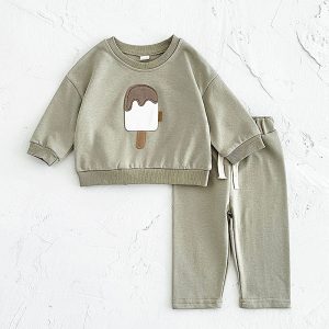 ChocoChill Set – Söt & Bekväm Barnoutfit