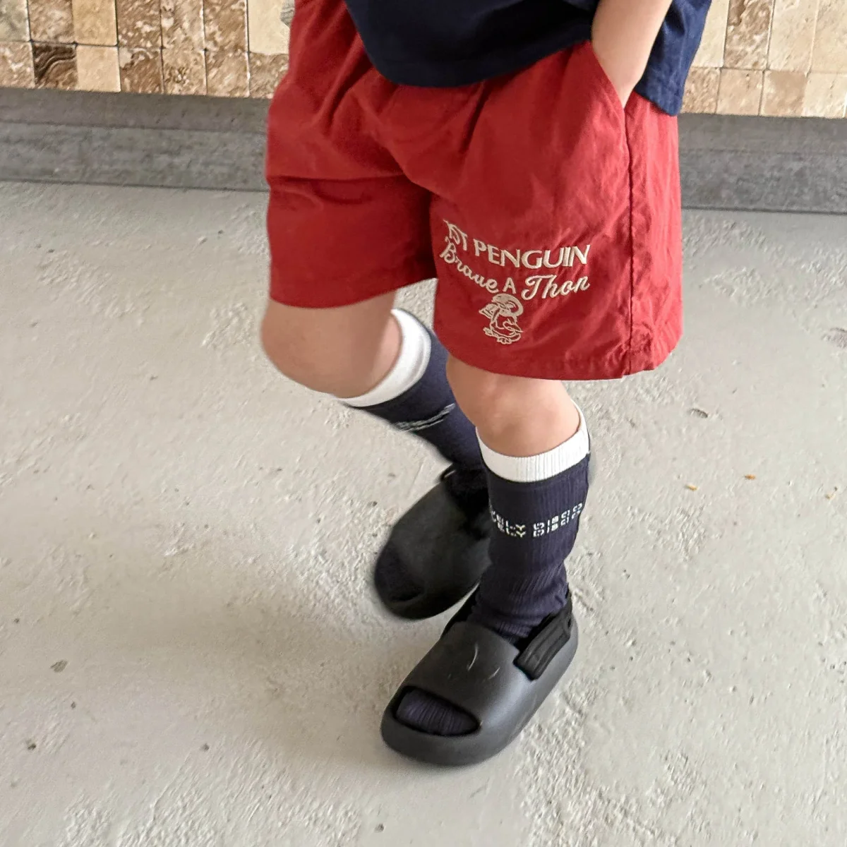 Sommarshorts i bomull för barn – Braveton unisexshorts för pojkar och flickor (0-6 år) – Andningsbara och elastiska - Bild 9