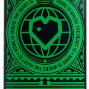 Blueprint Home Heart Komplett Skateboard (Svart/Grön)