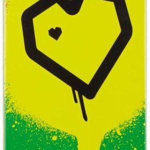 Blueprint Spray Heart V2 Komplett Skateboard (Rasta)