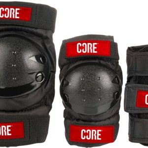 CORE Junior Skyddsset 3-pack (Svart)
