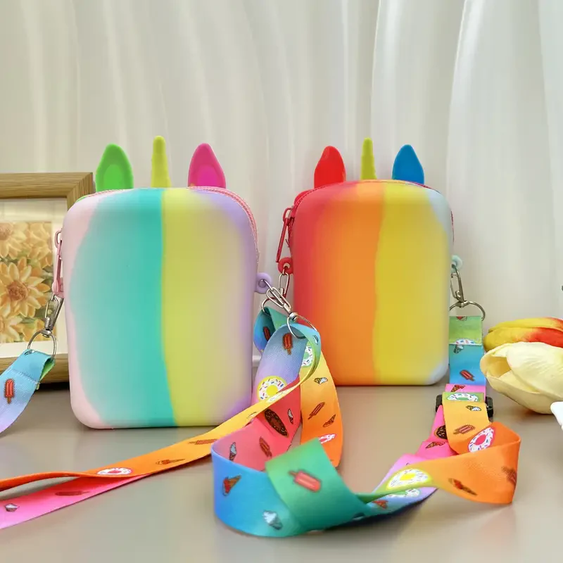 SparkleUnicorn Pop-it Ryggsäck – Magisk Enhörningväska för Barn | Stresslindrande & Lekfull - Bild 6