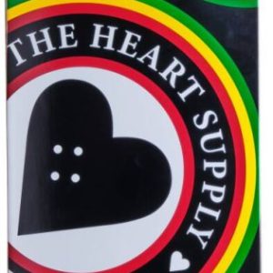 Heart Supply Orbit Logo Komplett Skateboard (Svart/Vit/Röd)