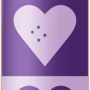 Heart Supply Quadron Logo Komplett Skateboard (Lila)
