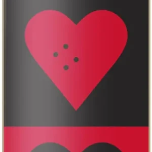 Heart Supply Quadron Logo Komplett Skateboard (Röd)