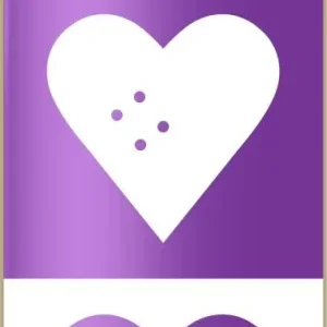 Heart Supply Squadron Skateboard Bräda (Lila)