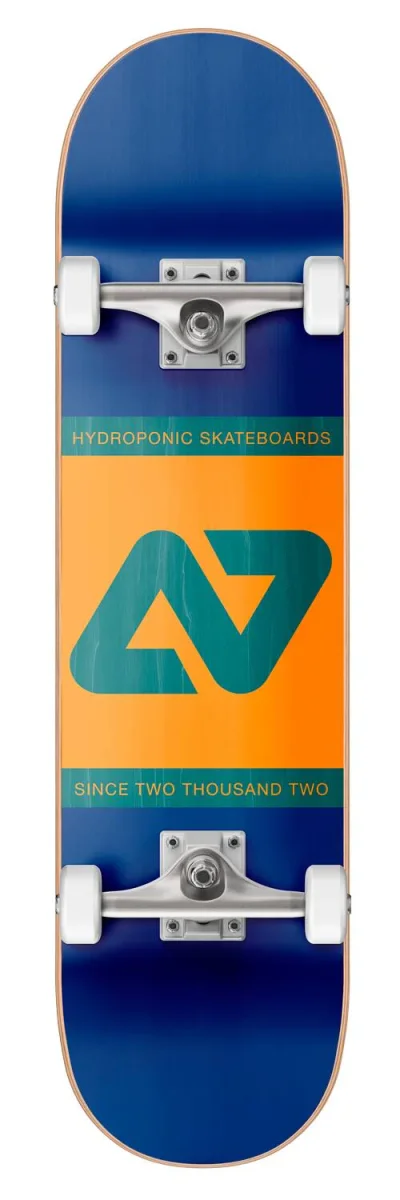 Hydroponic Block Komplett Skateboard (Navy / Orange) - Bild 2
