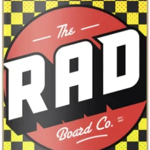 RAD Checkers Progressive Komplett Skateboard (Rasta)