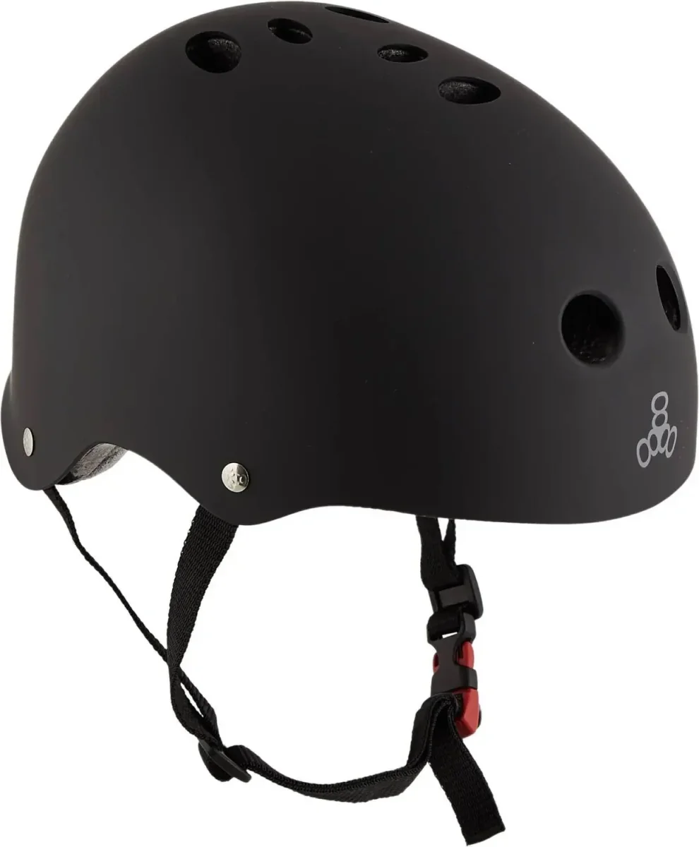 Triple Eight Certified Sweatsaver Hjälm (Black Rubber) - Bild 2
