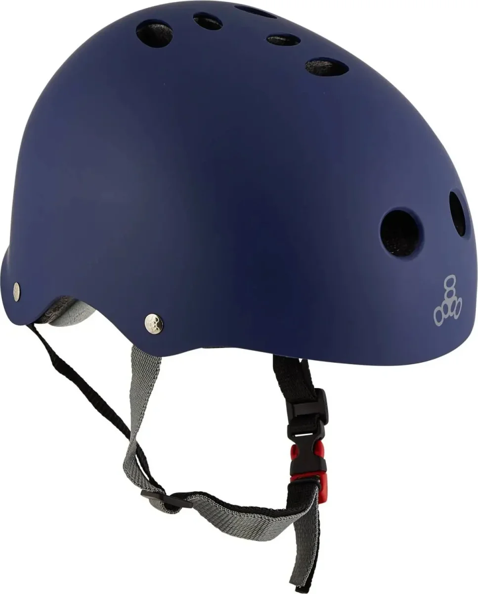 Triple Eight Certified Sweatsaver Hjälm (Navy Rubber) - Bild 2
