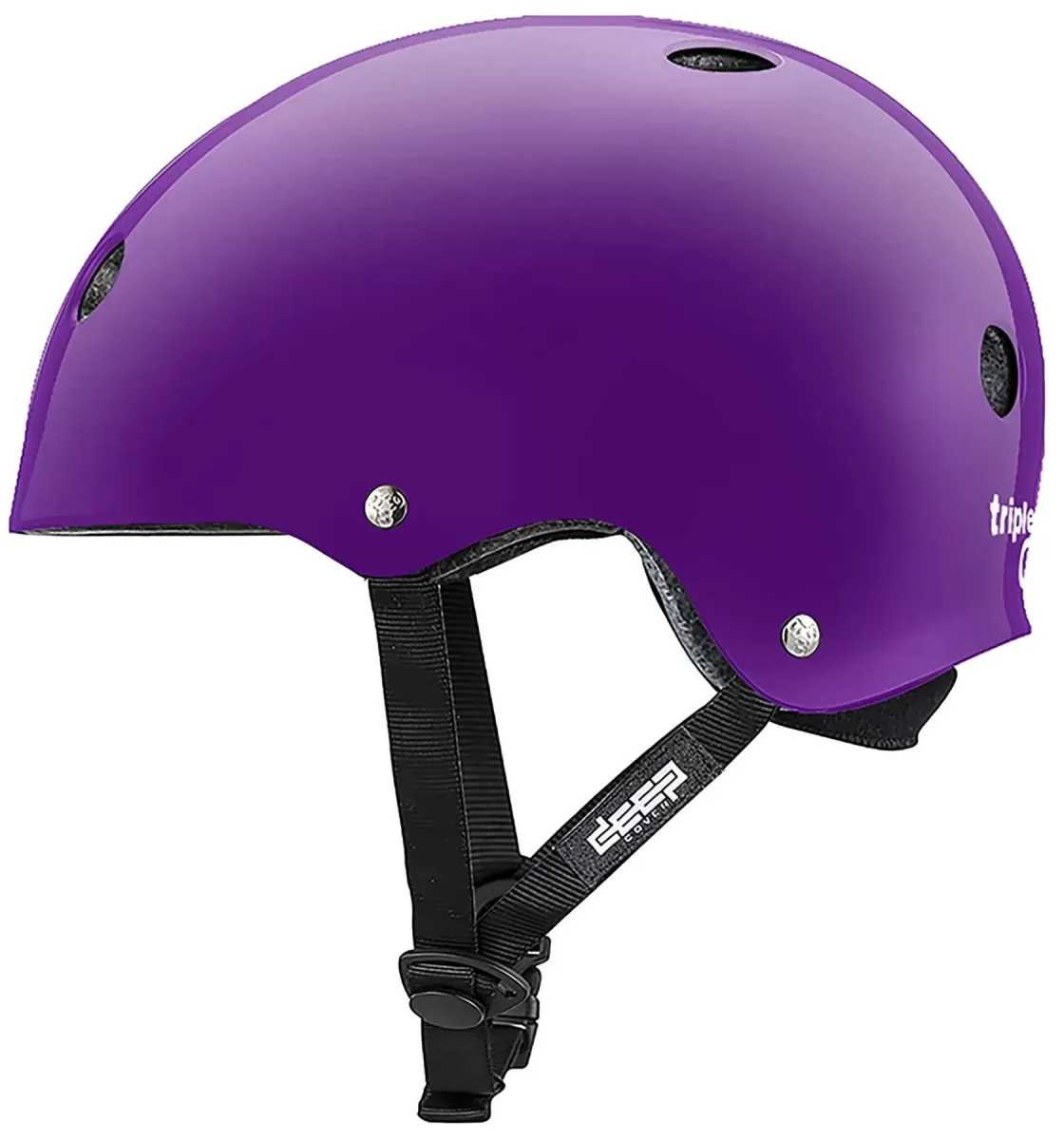 Triple Eight Deep Cover Hjälm (Purple Glossy) - Bild 3