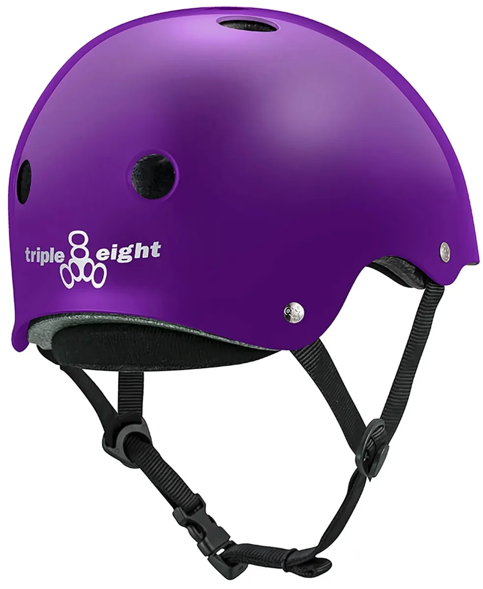 Triple Eight Deep Cover Hjälm (Purple Glossy) - Bild 4