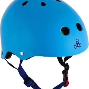 Triple Eight Dual Certified MiPS Skatehjälm (Blå)
